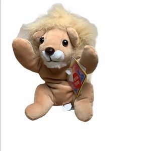 Lion 7" Toy Musical Tummy Beans New